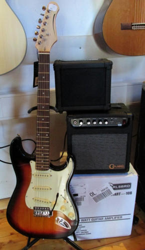 E-Gitarre Set mit Verstärker